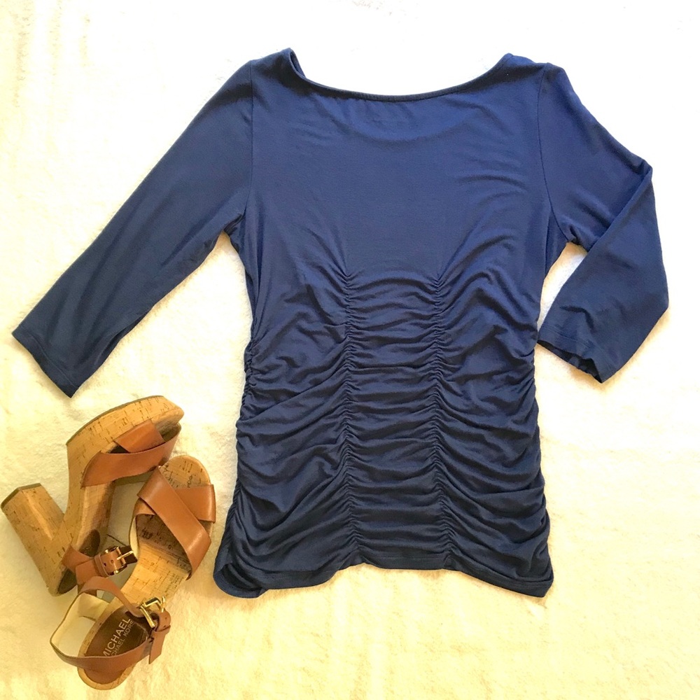 ♥️Soft Surroundings ruched shirt